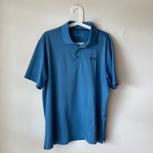 Men’s Under Armour Loose Fit Heat Gear Polo - L